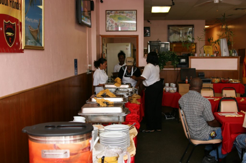 Aunt I's staff prepares for the CC crew